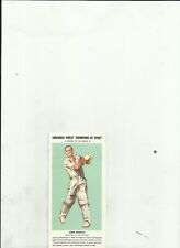 MIDDLESEX  CCC: John Murray SHREDDED WHEAT card