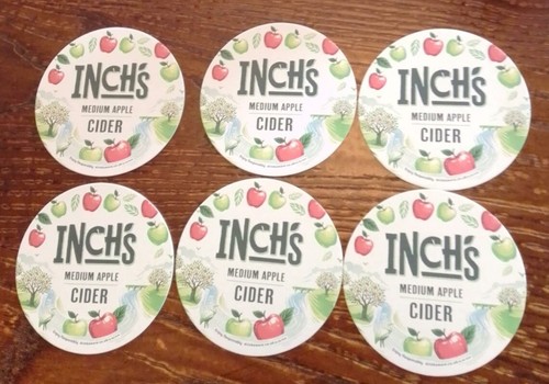 Inch cider beer mats - x, inch’s