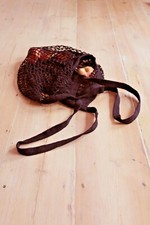 Organic Cotton French String Shopping Bag 