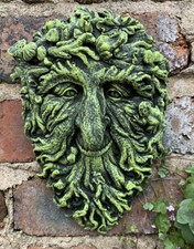 Green Man Plaque Stone Garden