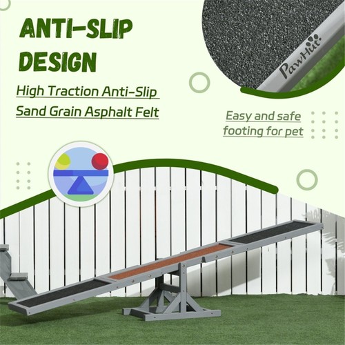 Anti slip wooden dog - dog, agility