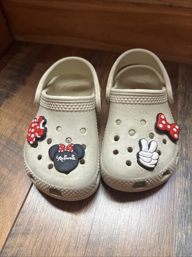 Crocs beige minnie mouse - w/,