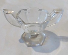 Vintage Davidson 'Chippendale' Trophy Shaped Moulded Glass Salt Cellar