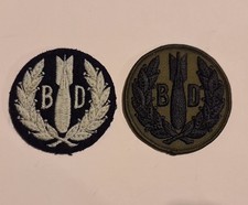 Pair of Recent Issue Royal Air Force RAF Bomb Disposal Sleeve Badges 2000s