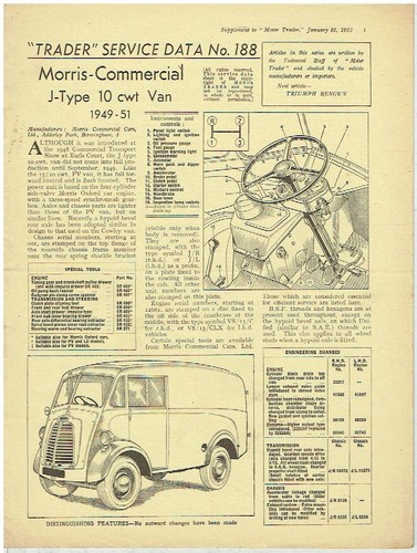 Morris commercial type van - morris,