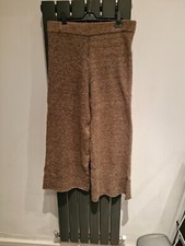 Zara.Ladies Soft Pyjama Style Wide Leg Elastic Waist Trousers BNWOT Size XL.