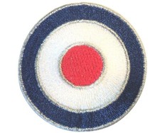 RAF Royal Air Force Army MOD Target Embroidered Patch Badge Sew/Iron On 6 x 6 cm