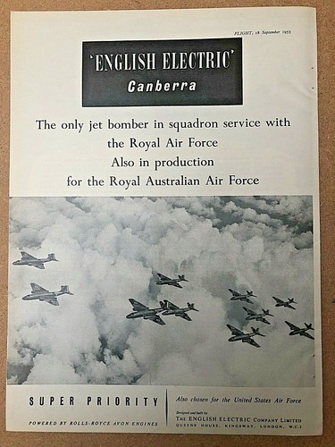 1953 aircraft advert english - advert,