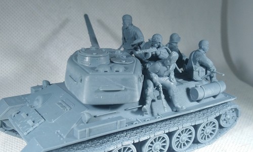 Ww2 soviet tank - tank, riders