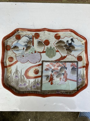 Antique japanese kutani - japanese,