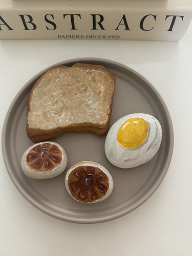 Toast mushrooms egg hand - egg,