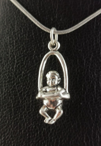 Charms pendant silver - silver, baby