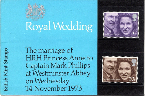 Qeii 1973 royal wedding - gb,