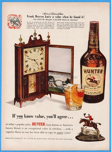 1950 hunter wilson whiskey - 1950,