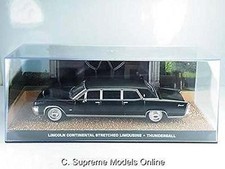 007 Fabbri 1/43 Scale Bond Model Lincoln Cont Stretched Sedan Thunderball