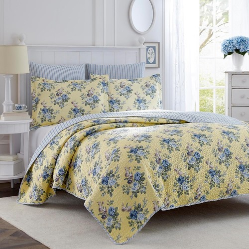 Laura ashley cotton bedspread - ashley,