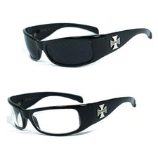 2 Pairs Combo Men Choppers Bikers Sports Motocycle Riding Sunglasses - C11B