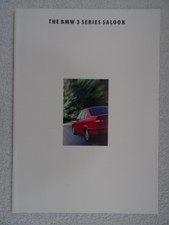 BMW 3 Series Saloon brochure 1992 : 316i, 318i, 320i(SE) & 325i(SE). 34 pages.