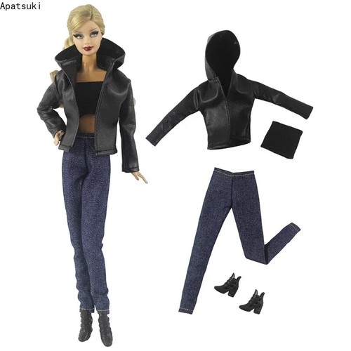 Black leather jacket clothes - leather,
