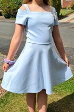 Lipsy Girls Pale Blue Dress