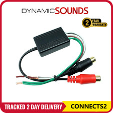 High Level Speaker To Low Level Rca Converter 2 Channel Cable Adapter CTLOC10