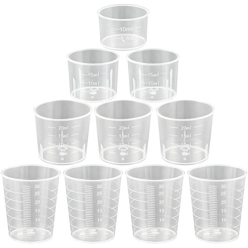 Pcs measuring cups 10ml - 40,