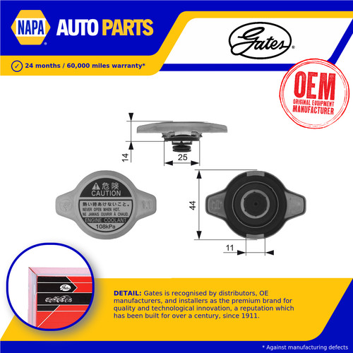 Radiator cap fits toyota yaris - cap,