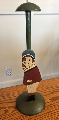 Vintage hand painted wooden - vintage,