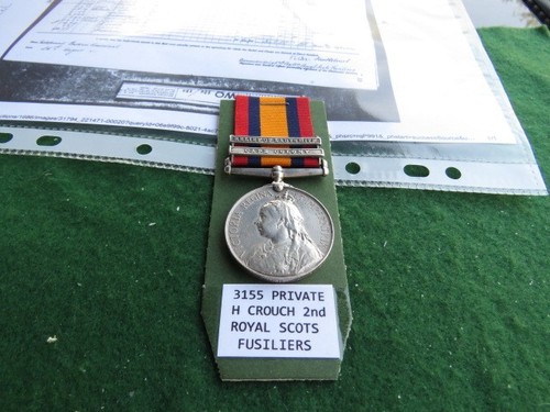 Qsa medal rol 3155 pte - qsa,