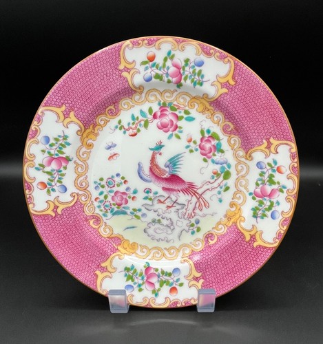 Antique minton pink cockatrice - minton,