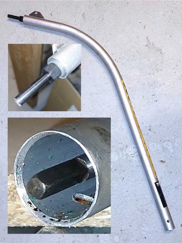 Titan bent shaft attachment - shaft,