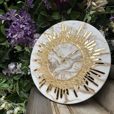 Epoxy Resin Clock Handmade