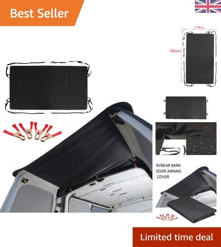 Windproof black awning cover - windproof,