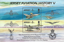 1993 Jersey Sg MS624 Aviation History (5th series) Mini Sheet MNH