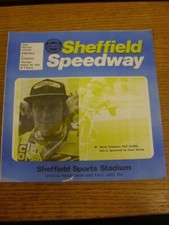 1979 speedway programme - speedway,