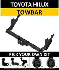 Towbar for Toyota Hilux 2016on MK8 4WD Pickup Pick Ur Own Kit Electrics Towball
