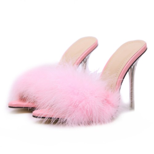Women fluffy rabbit fur - women's,