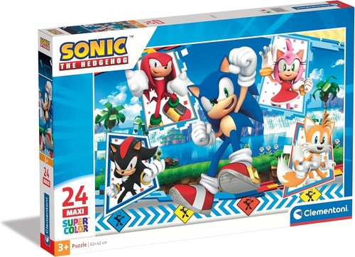 Sonic 24pc puzzle large piece - puzzle,