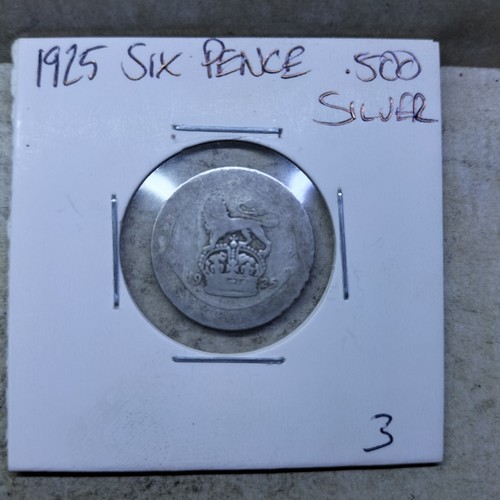 1925 sixpence george v - 1925,