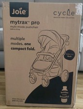 Joie Mytrax Pro Stroller in Shale Pushchair multiple mode. Compact fold.