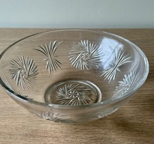 Large cut glass crystal trifle - cut,