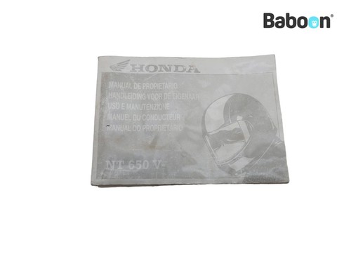 Owners manual honda 650 - owners, nt