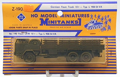 1960 carded roco - roco, minitanks
