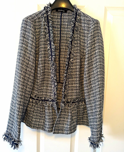 Kaleidoscope navy white - &,
