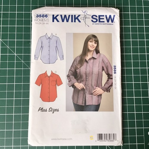 Sewing pattern kwik - pattern, 3586