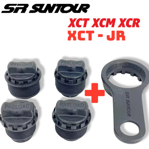 Suntour front fork preload - front,