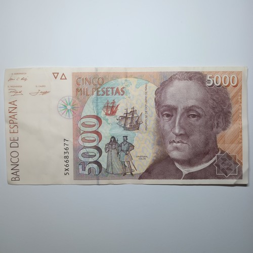 Spainish 5000 pesetas - spainish,