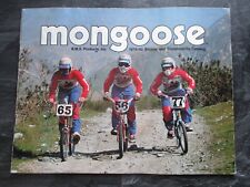 MONGOOSE BMX CATALOG OLD SCHOOL BMX ORIGINAL 1979-80 BMX BROCHURE VINTAGE BMX