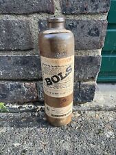 Vintage V.O. Genever Gin Stoneware Bottle Erven Lucas Bols Amsterdam 28cm High