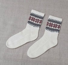 Knitted 100% wool socks  with